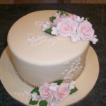 single tier fondant